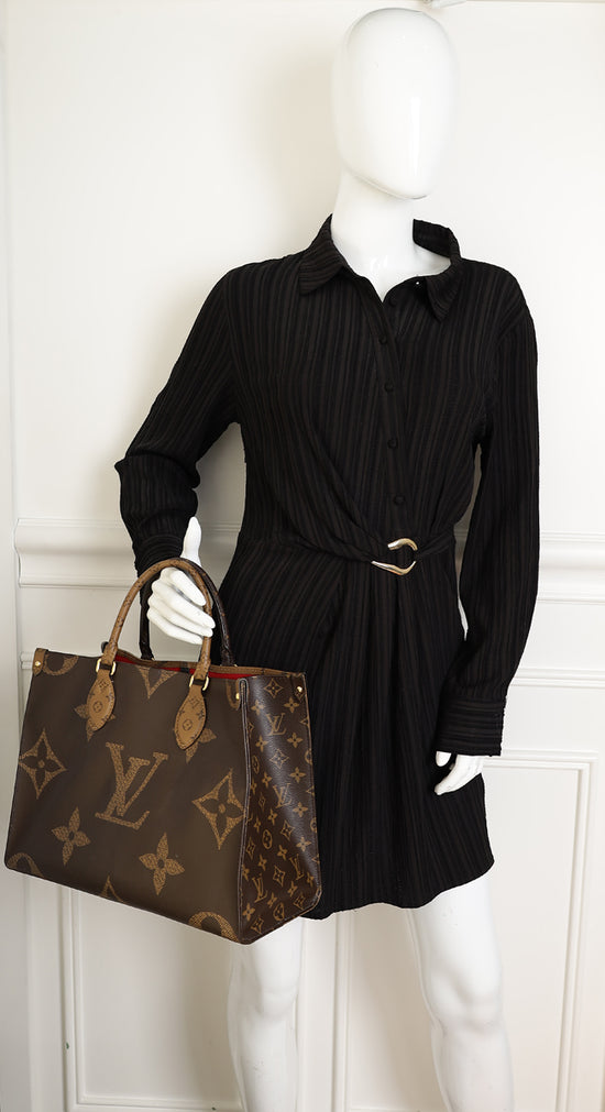 Louis Vuitton Monogram Reverse Onthego MM Bag