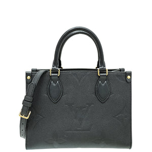 Louis Vuitton Noir Monogram Monogram Empreinte Onthego PM Bag