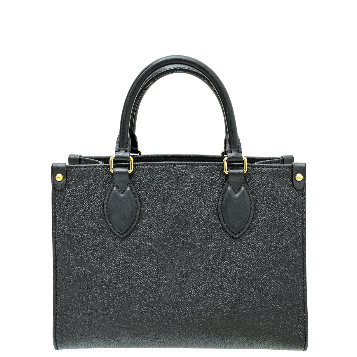 Louis Vuitton Noir Monogram Empreinte Onthego PM Bag-Louis Vuitton-THE CLOSET