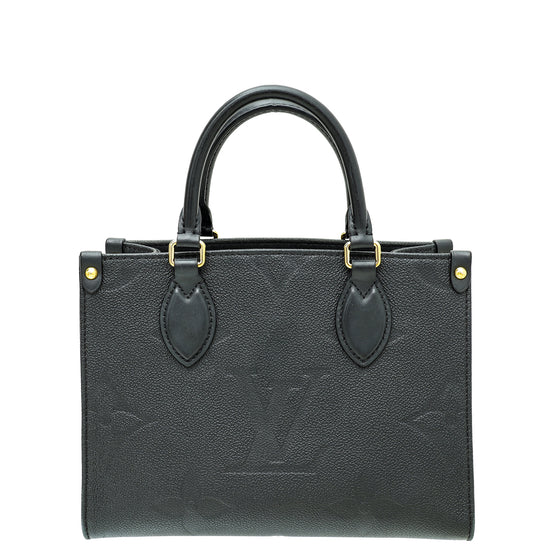 Louis Vuitton Noir Monogram Empreinte Onthego PM Bag
