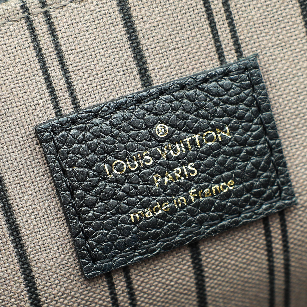 Louis Vuitton Black Monogram Empreinte Pochette Metis Bag