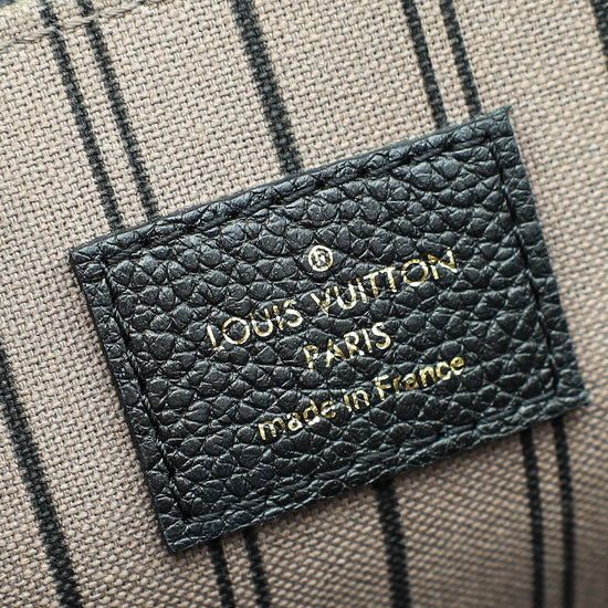 Louis Vuitton Black Monogram Empreinte Pochette Metis Bag