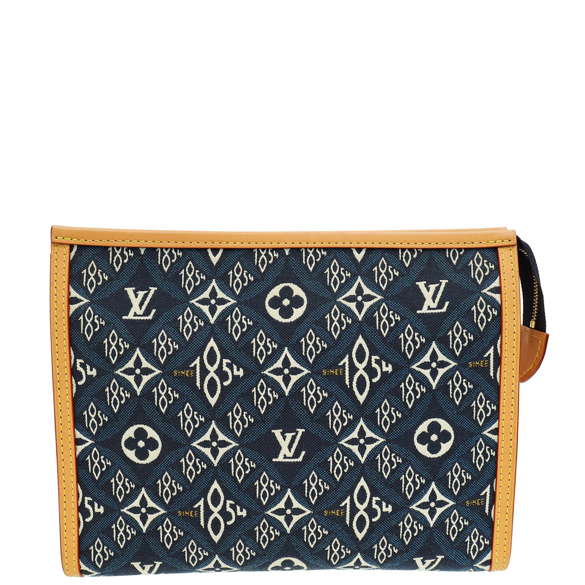 Louis Vuitton Navy Blue Jacquard Since 1854 Toiletry Pouch 26-Louis Vuitton-THE CLOSET