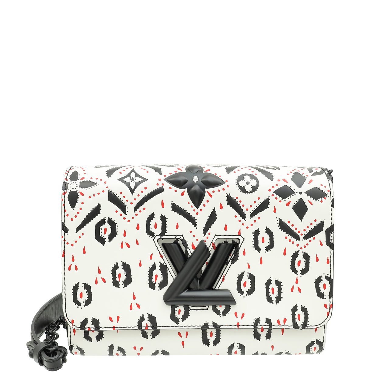 Louis Vuitton Tricolor Graphic Print Twist MM Bag-Louis Vuitton-THE CLOSET