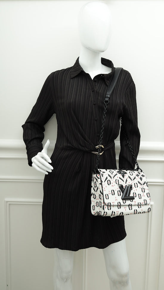 Louis Vuitton Tricolor Graphic Print Twist MM Bag-Louis Vuitton-THE CLOSET