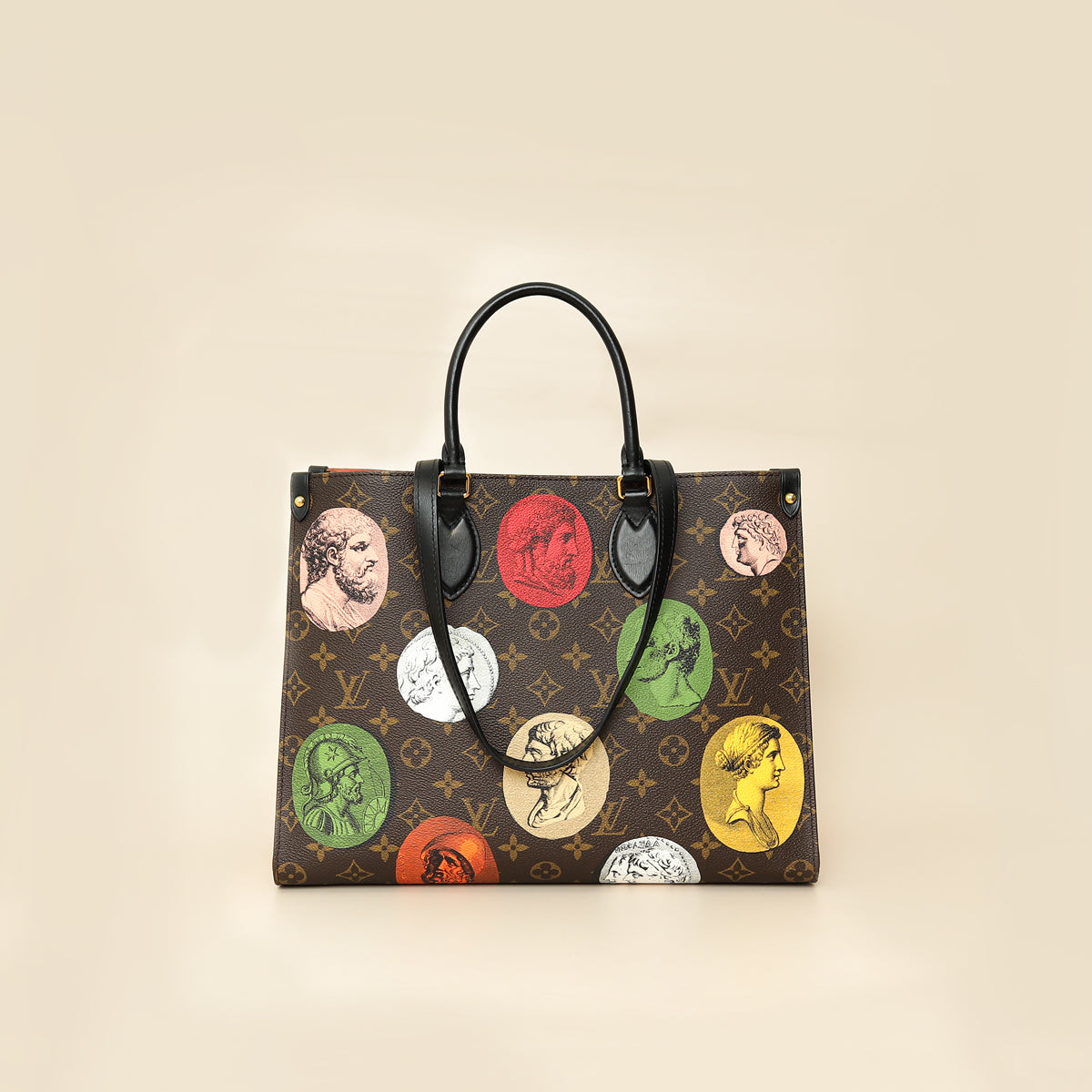 Louis Vuitton Monogram x Fornasetti Capsule Onthego MM Bag