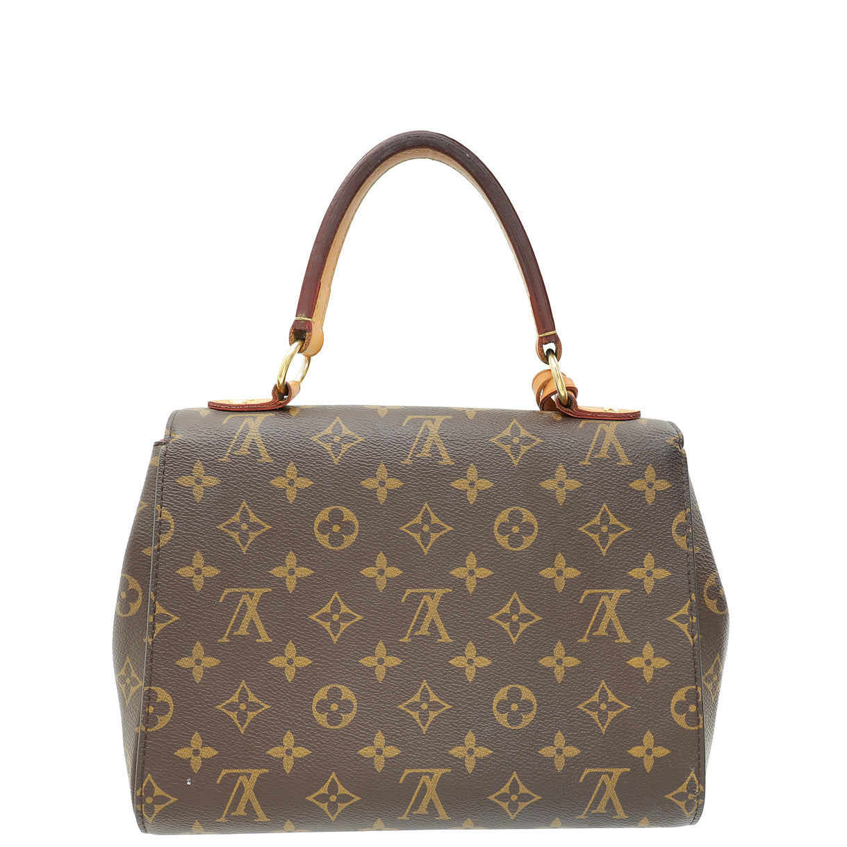 Louis Vuitton Brown Monogram Cluny BB Bag W/ M.A Initials-Louis Vuitton-THE CLOSET