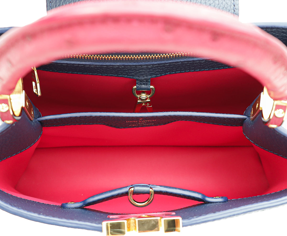 Louis Vuitton Bicolor Taurillon Ostrich Capucines BB Bag-Louis Vuitton-THE CLOSET