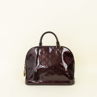 Louis Vuitton Amarante Monogram Vernis Alma PM Bag