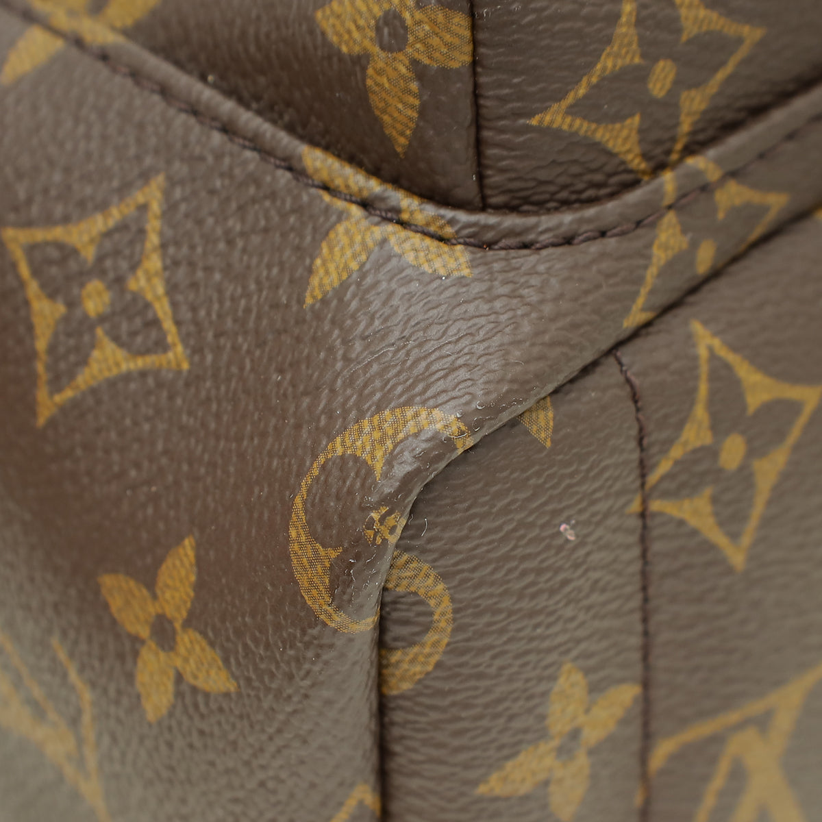Louis Vuitton Monogram Black Palm Spring Mini Backpack Bag