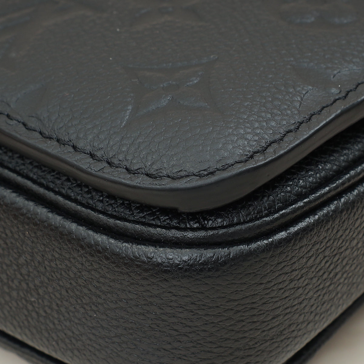 Louis Vuitton Black Monogram Empreinte Pochette Métis East West Bag-Louis Vuitton-THE CLOSET