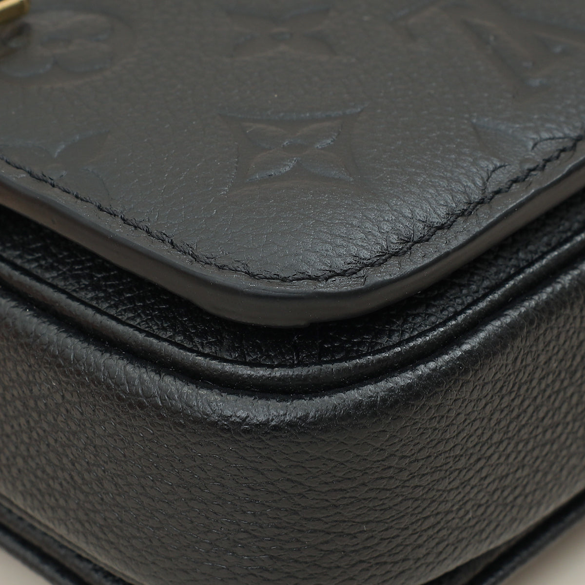 Louis Vuitton Black Monogram Empreinte Pochette Métis East West Bag-Louis Vuitton-THE CLOSET