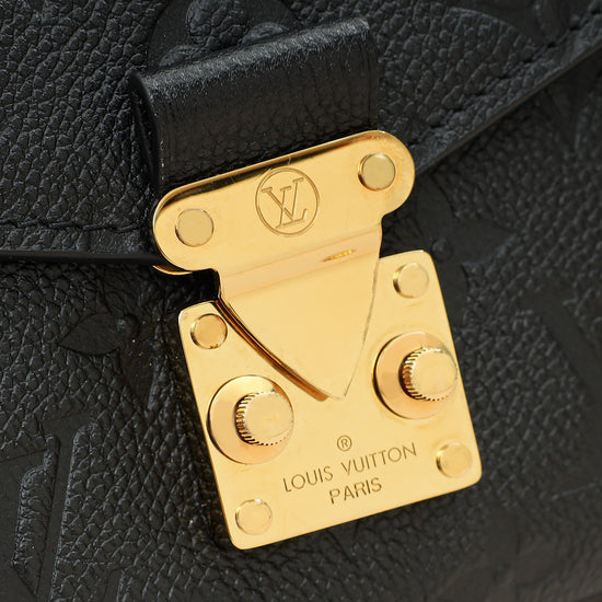 Louis Vuitton Black Monogram Empreinte Pochette Métis East West Bag-Louis Vuitton-THE CLOSET