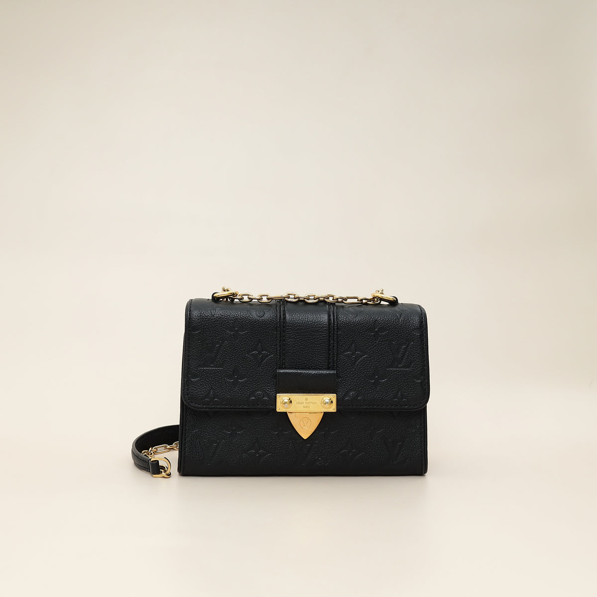 Louis Vuitton Black Monogram Empreinte Saint Sulpice BB Bag-Louis Vuitton-THE CLOSET