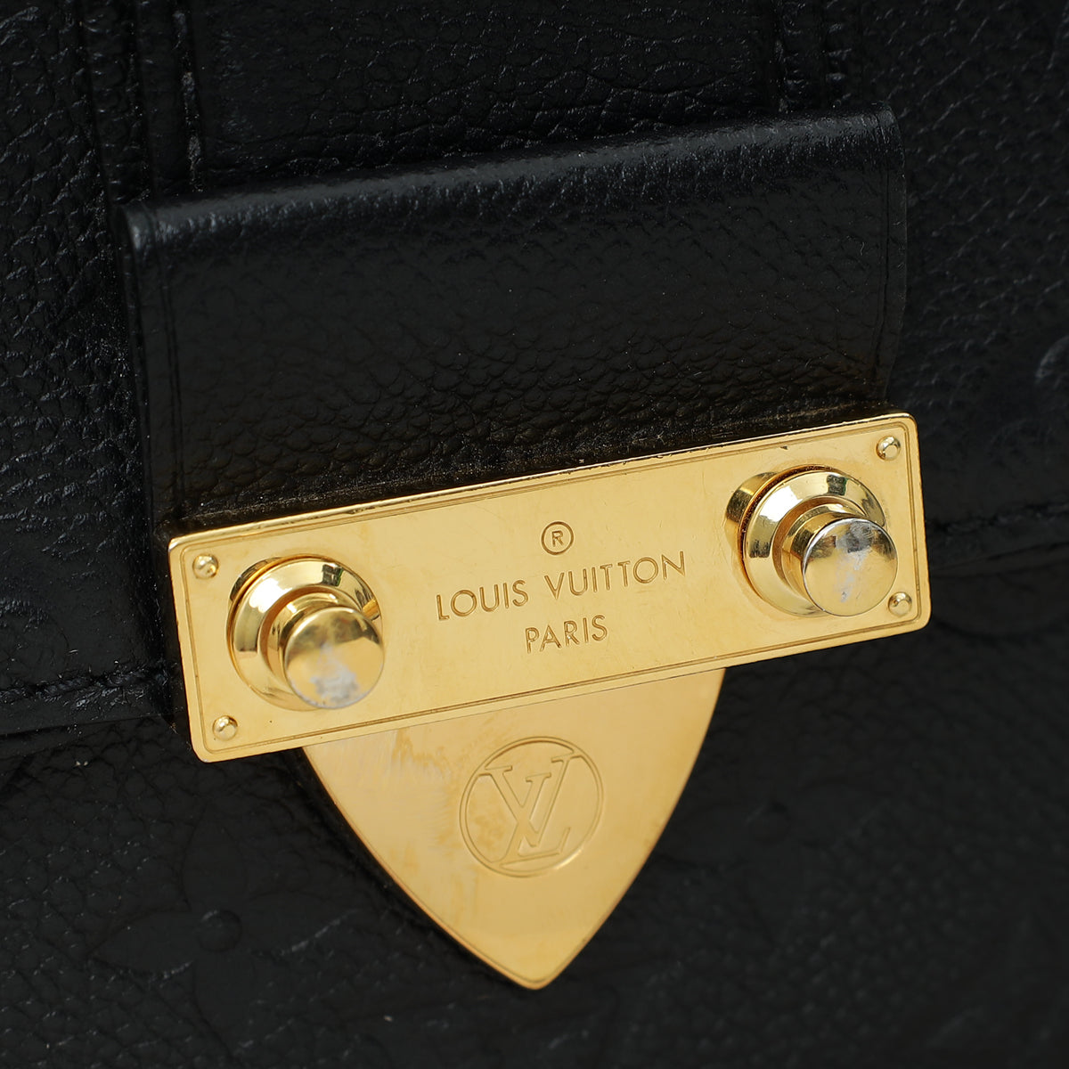 Louis Vuitton Black Monogram Empreinte Saint Sulpice BB Bag-Louis Vuitton-THE CLOSET