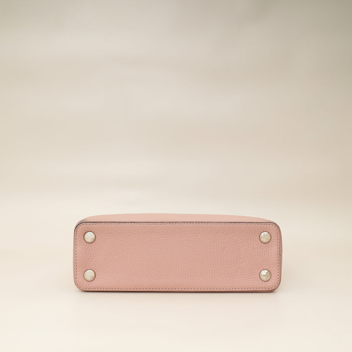 Louis Vuitton Rose Ballerine Capucines BB Python Handle Bag