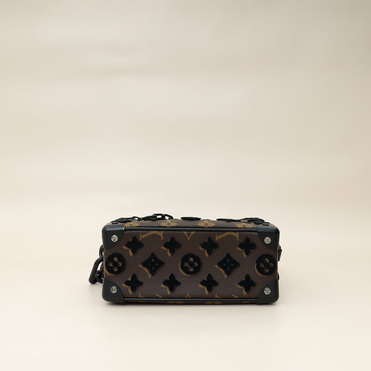 Louis Vuitton Monogram Black Tuffetage Mini Soft Trunk Bag-Louis Vuitton-THE CLOSET
