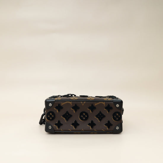 Louis Vuitton Monogram Black Tuffetage Mini Soft Trunk Bag-Louis Vuitton-THE CLOSET