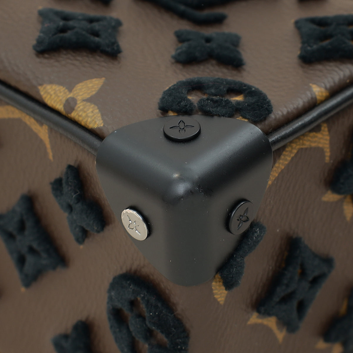 Louis Vuitton Monogram Black Tuffetage Mini Soft Trunk Bag-Louis Vuitton-THE CLOSET