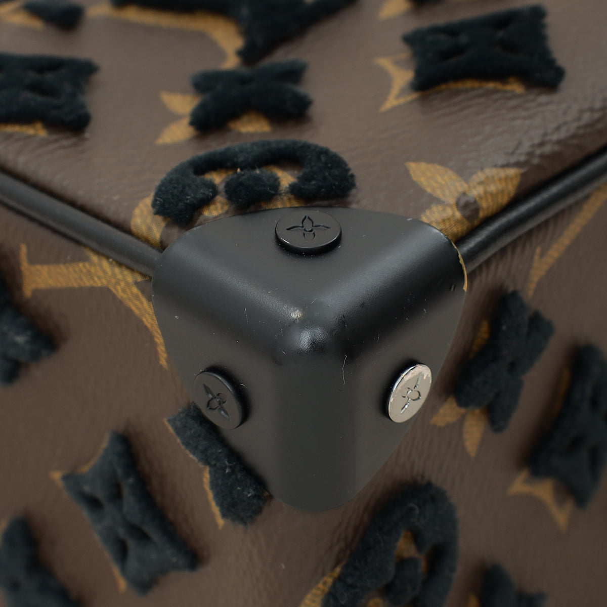 Louis Vuitton Monogram Black Tuffetage Mini Soft Trunk Bag-Louis Vuitton-THE CLOSET