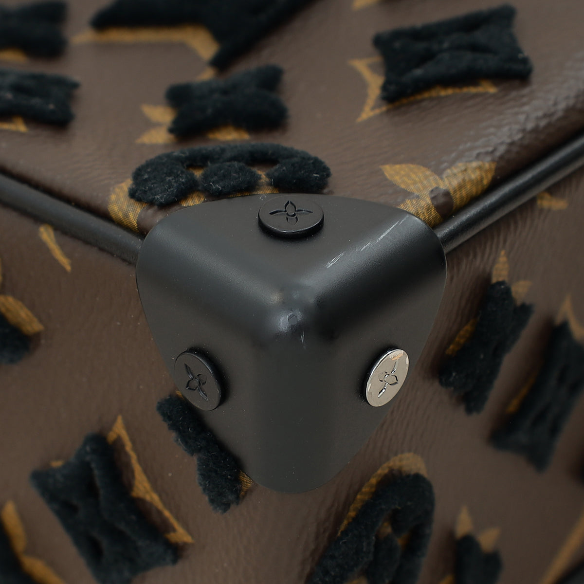 Louis Vuitton Monogram Black Tuffetage Mini Soft Trunk Bag-Louis Vuitton-THE CLOSET