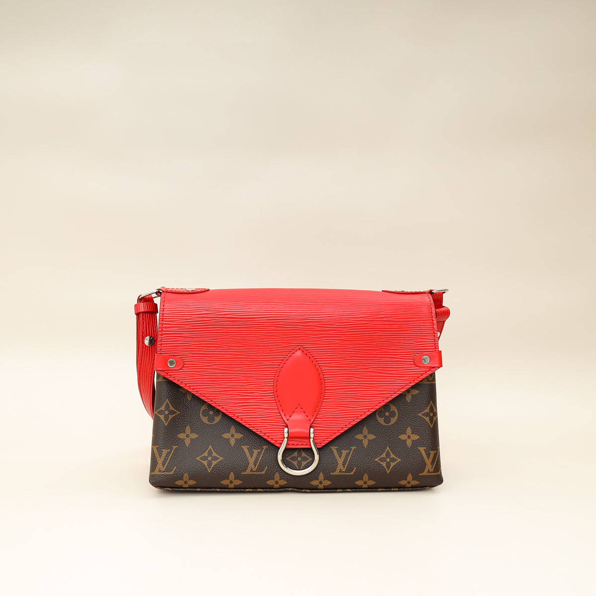 Louis Vuitton Monogram Coquelicot Saint Michel Bag-Louis Vuitton-THE CLOSET