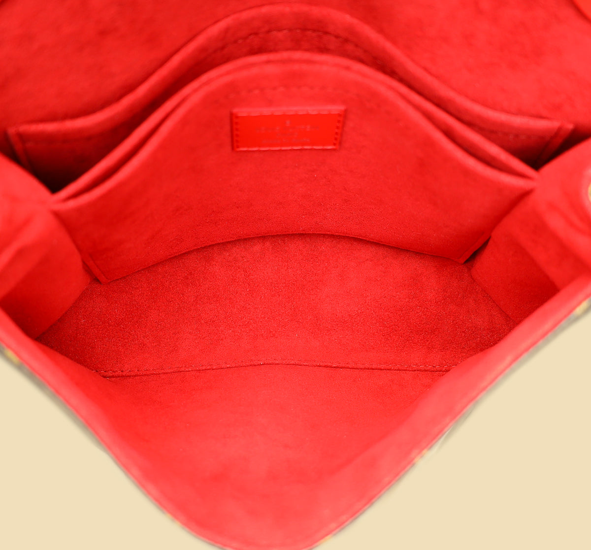 Louis Vuitton Monogram Coquelicot Saint Michel Bag-Louis Vuitton-THE CLOSET