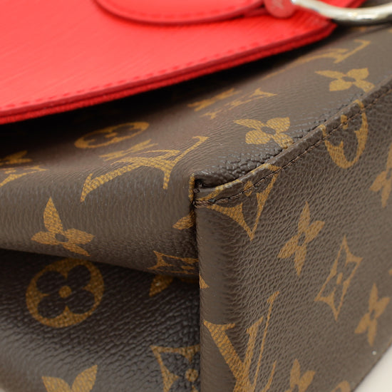 Louis Vuitton Monogram Coquelicot Saint Michel Bag-Louis Vuitton-THE CLOSET