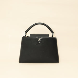 Louis Vuitton Black Capucines MM Bag