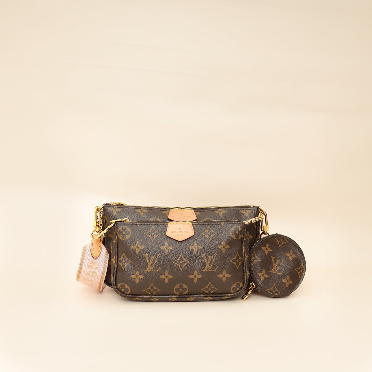 Louis Vuitton Brown Monogram Multi Pochette Accessoires-Louis Vuitton-THE CLOSET
