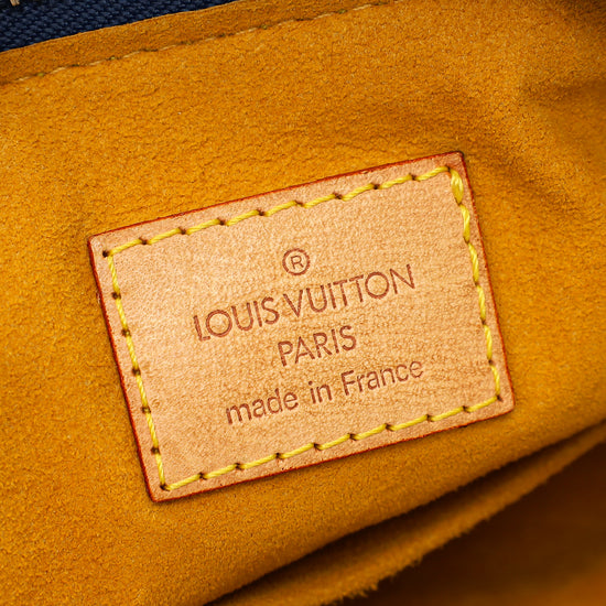 Louis Vuitton Blue Monogram Denim Baggy GM Bag-Louis Vuitton-THE CLOSET