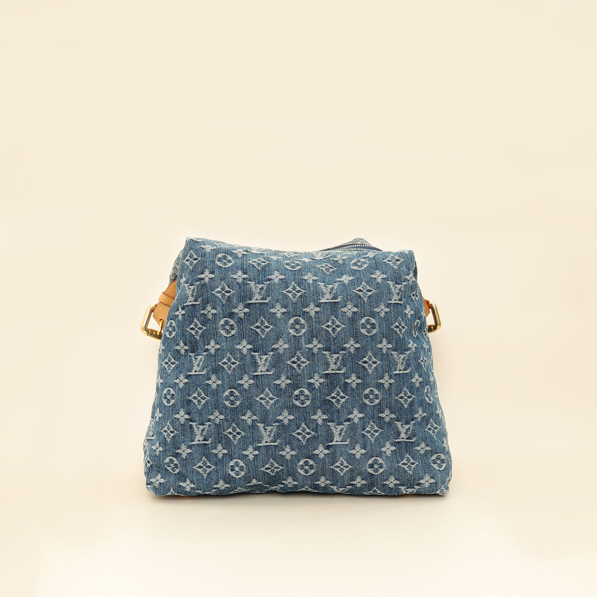 Louis Vuitton Blue Monogram Denim Baggy GM Bag-Louis Vuitton-THE CLOSET