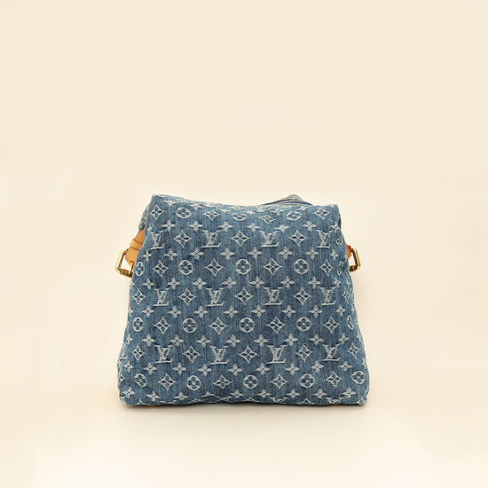 Louis Vuitton Blue Monogram Denim Baggy GM Bag-Louis Vuitton-THE CLOSET