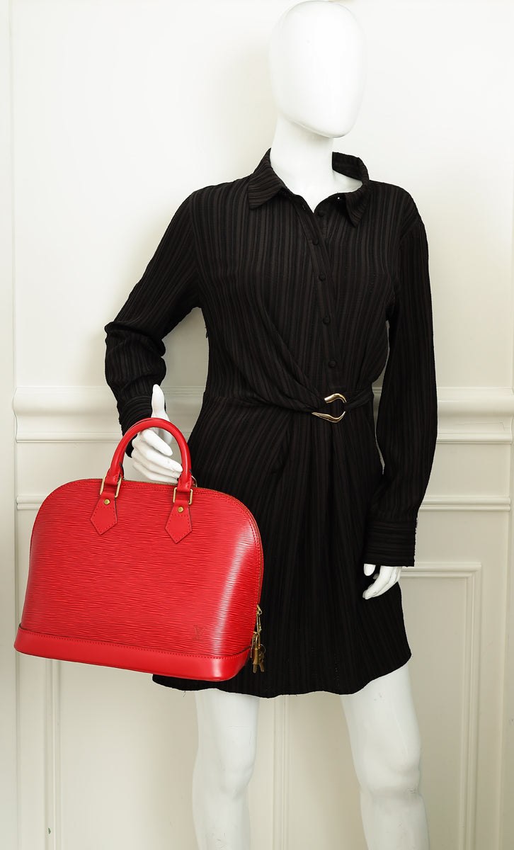 Louis Vuitton Red Alma PM Bag-Louis Vuitton-THE CLOSET