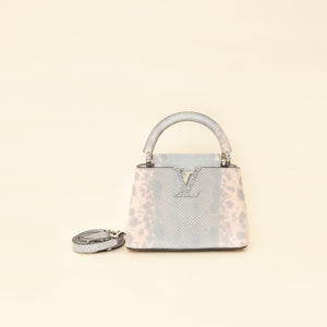 Louis Vuitton Bicolor Metallic Karung Capucines Mini Bag