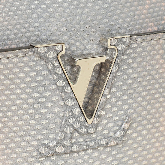 Louis Vuitton Bicolor Metallic Karung Capucines Mini Bag-Louis Vuitton-THE CLOSET
