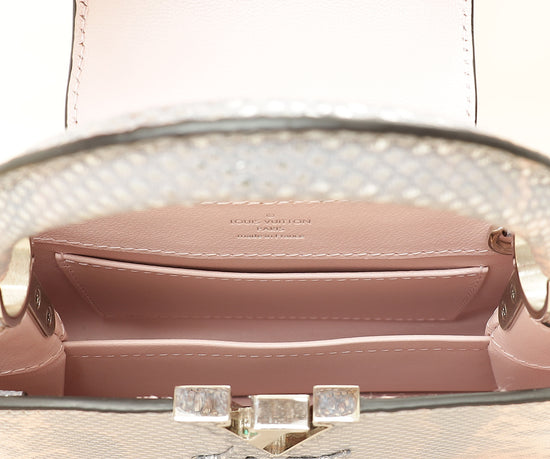 Louis Vuitton Bicolor Metallic Karung Capucines Mini Bag-Louis Vuitton-THE CLOSET