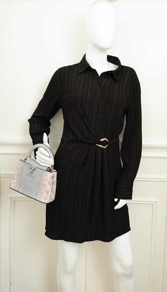 Louis Vuitton Bicolor Metallic Karung Capucines Mini Bag-Louis Vuitton-THE CLOSET