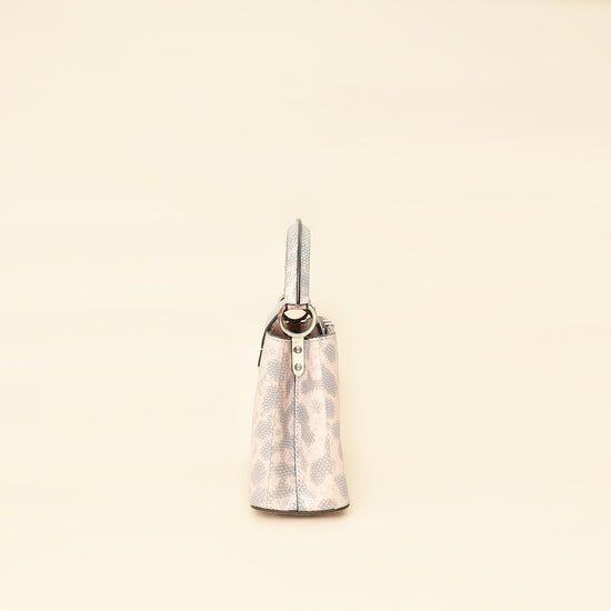 Louis Vuitton Bicolor Metallic Karung Capucines Mini Bag-Louis Vuitton-THE CLOSET