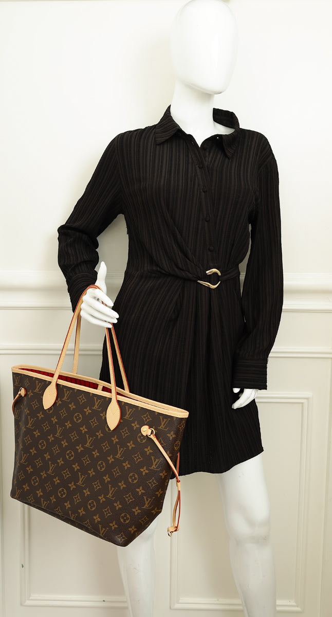 Louis Vuitton Monogram Neverfull MM Bag w/Pouch-Louis Vuitton-THE CLOSET