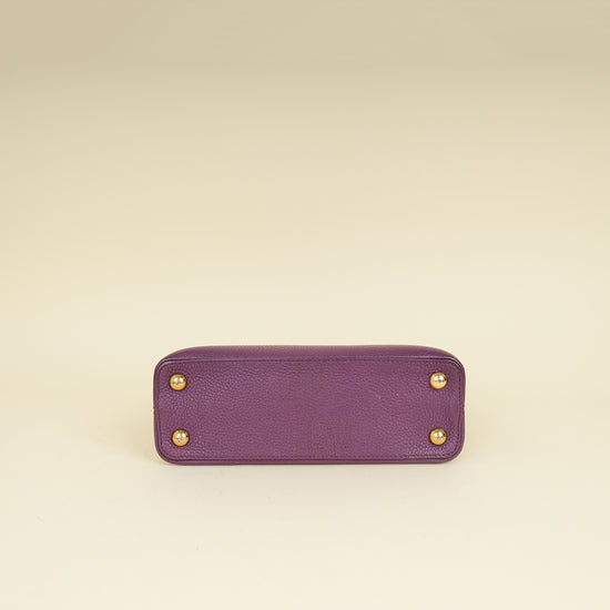 Louis Vuitton Violet Capucines w/Python Details BB Bag