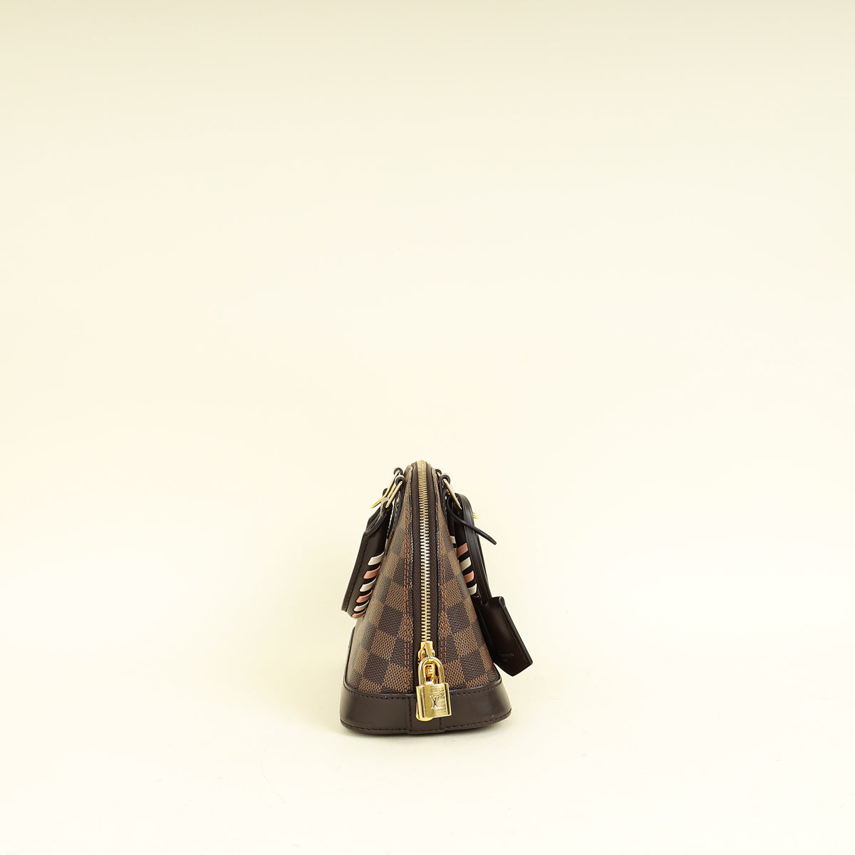 Louis Vuitton Damier Ebene Alma BB Braided Handle Bag