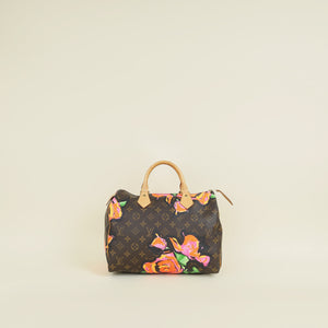 Louis Vuitton Brown Multicolor Ltd. Ed. Stephen Sprouse Roses Monogram Speedy 30 Bag
