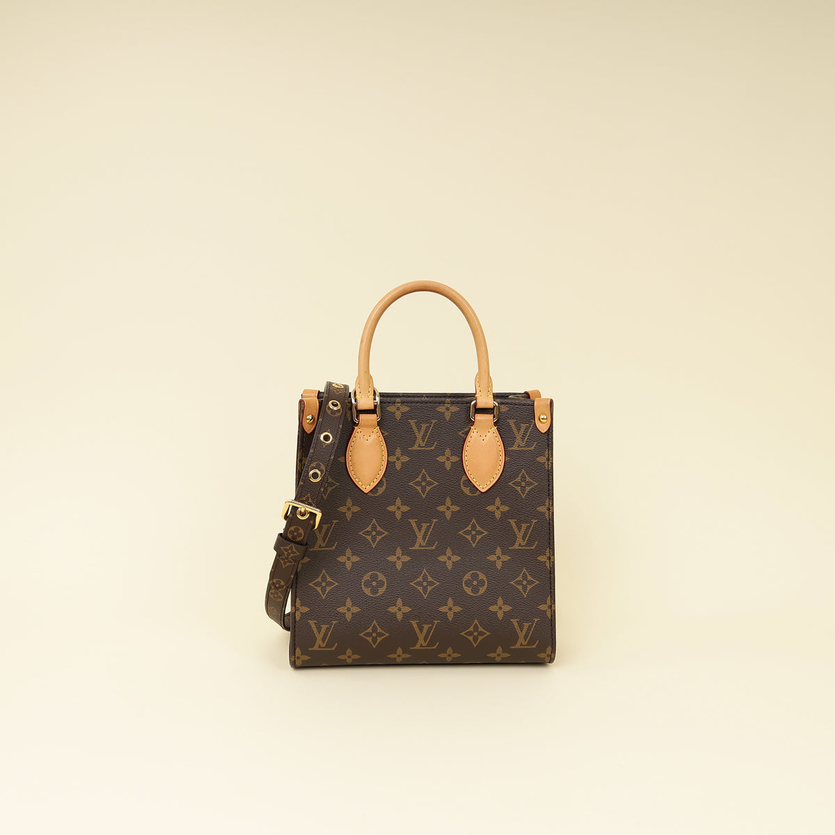 Louis Vuitton Brown Monogram Sac Plat BB Bag-Louis Vuitton-THE CLOSET