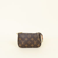 Louis Vuitton Brown Monogram Mini Pochette Accessoires