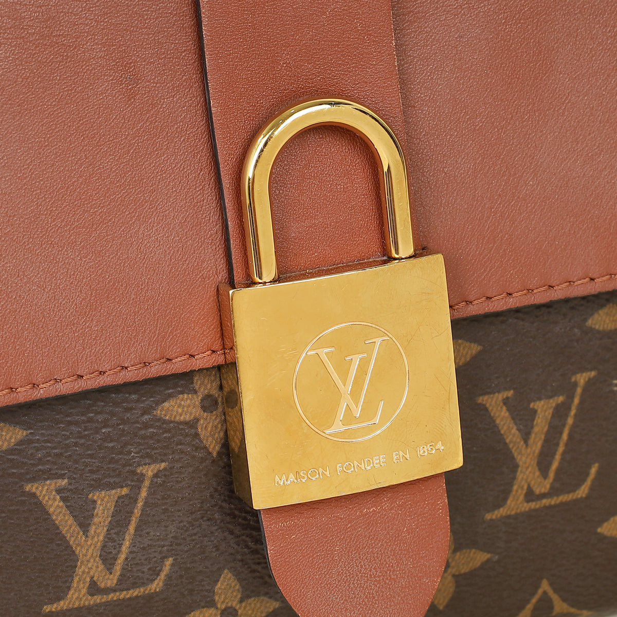 Louis Vuitton Brown Monogram Locky BB Bag-Louis Vuitton-THE CLOSET
