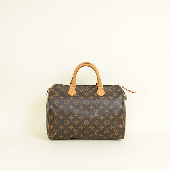 Louis Vuitton Brown Monogram Speedy 30 Bag