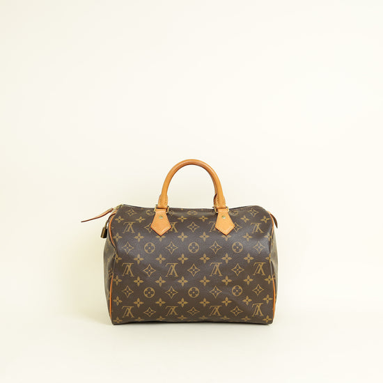 Louis Vuitton Brown Monogram Speedy 30 Bag