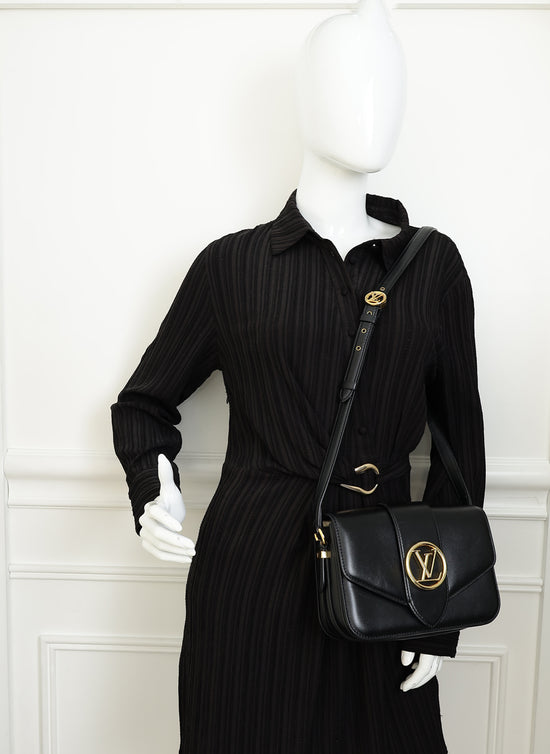 Louis Vuitton Black Pont 9 MM Bag