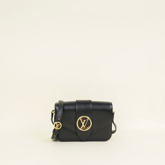Louis Vuitton Black Pont 9 MM Bag